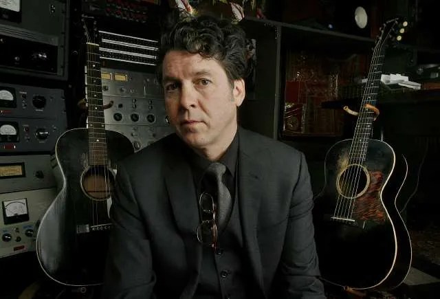 Joe Henry in his studio